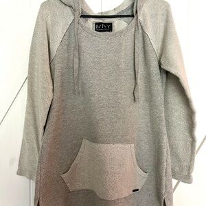Marc New York Light Gray Hooded Sweater
